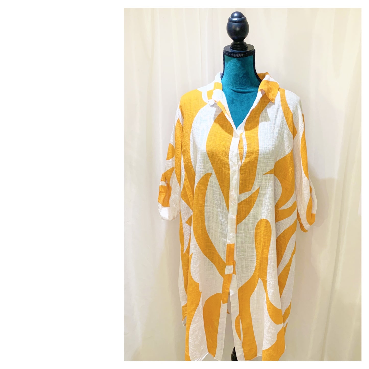 Chemise Robe classique longue modèle Kanac