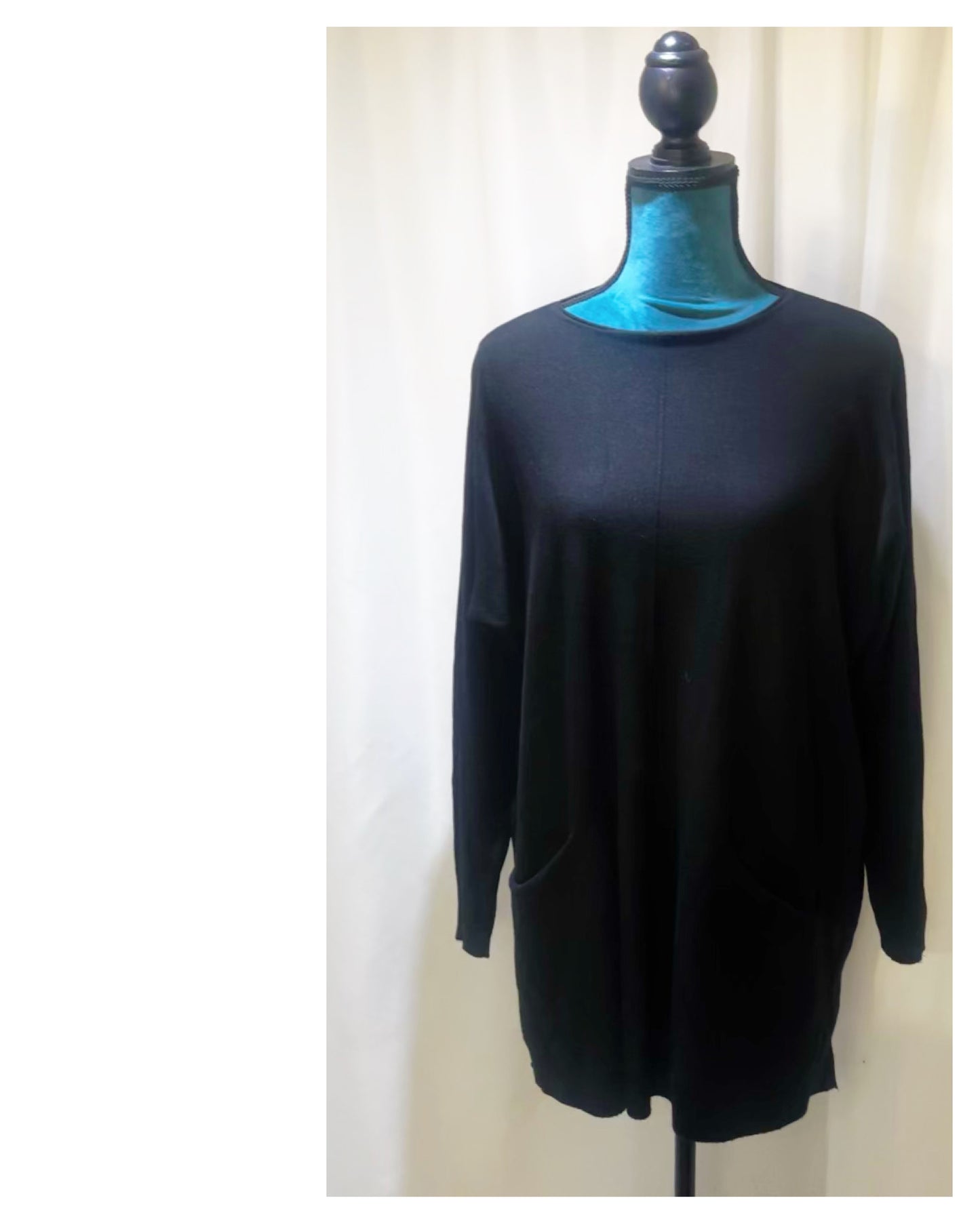 Tunique Pull évasé encolure ronde modèle Nadia