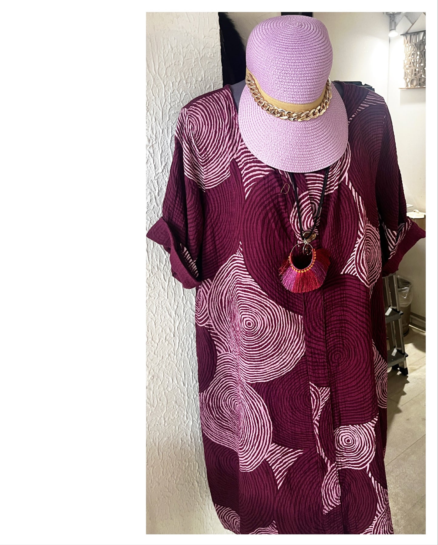 Robe gaze de coton modèle Aurelie