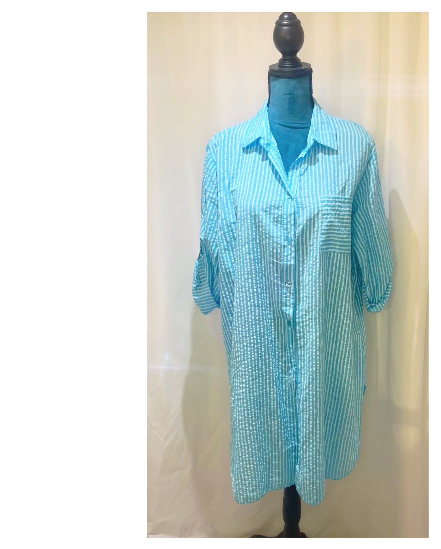 Chemise Robe Rayures modèle Alba
