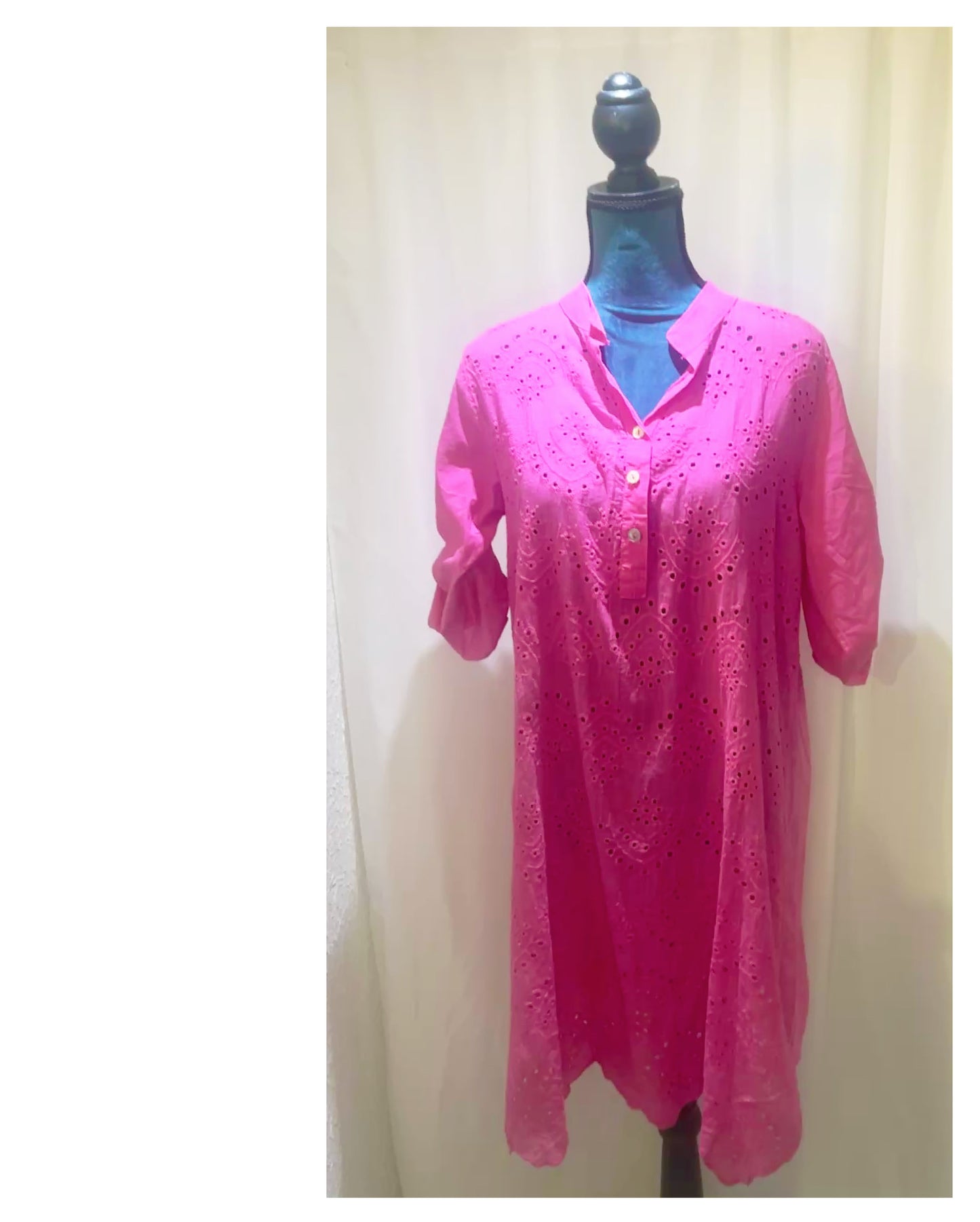 Robe dentelle Anglaise modèle Lou