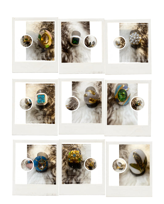 Magnifique Bagues acier chirurgical Or