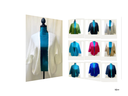 Gilet  maille mi long modèle Lison