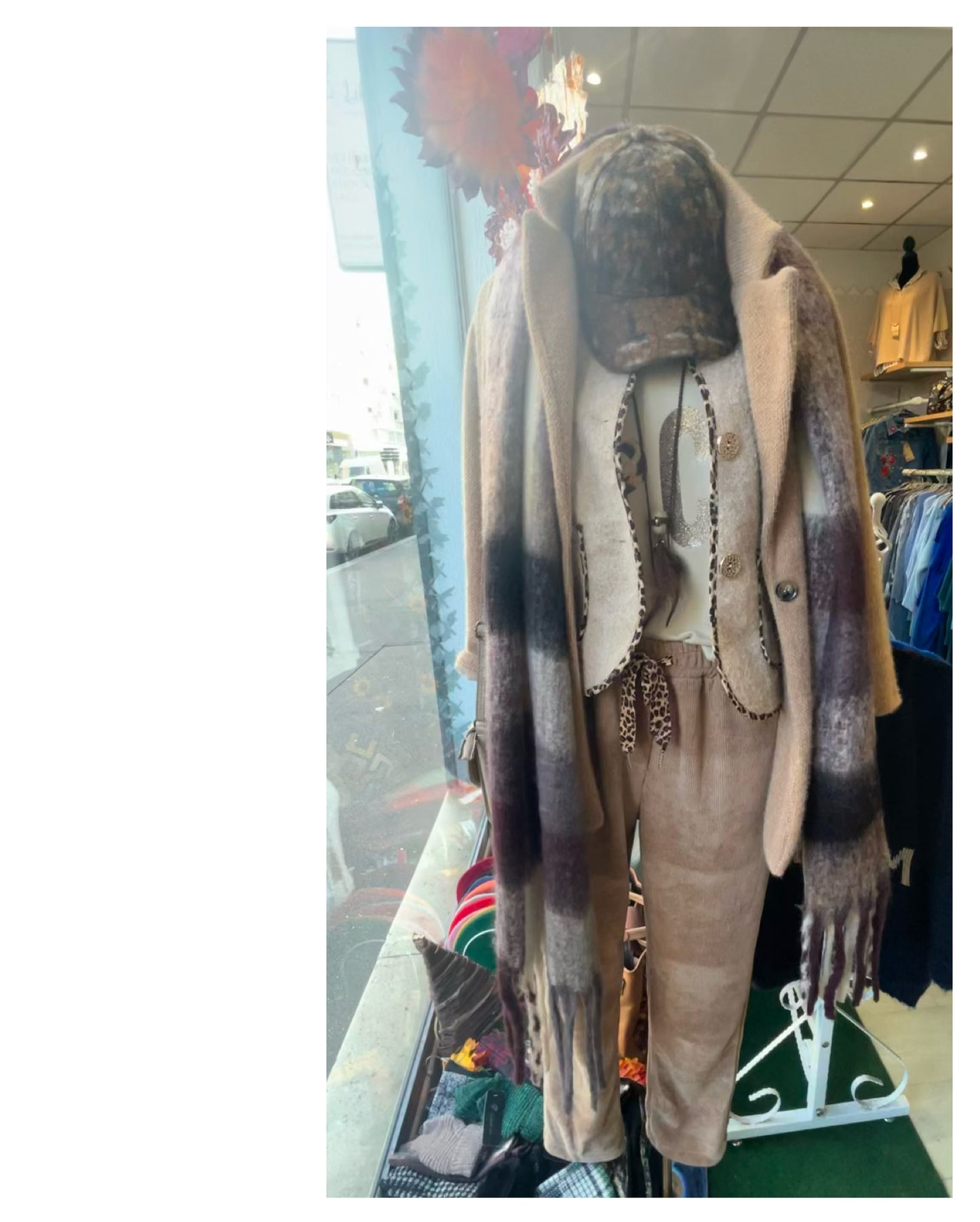 Pantalon velour modèle Canada