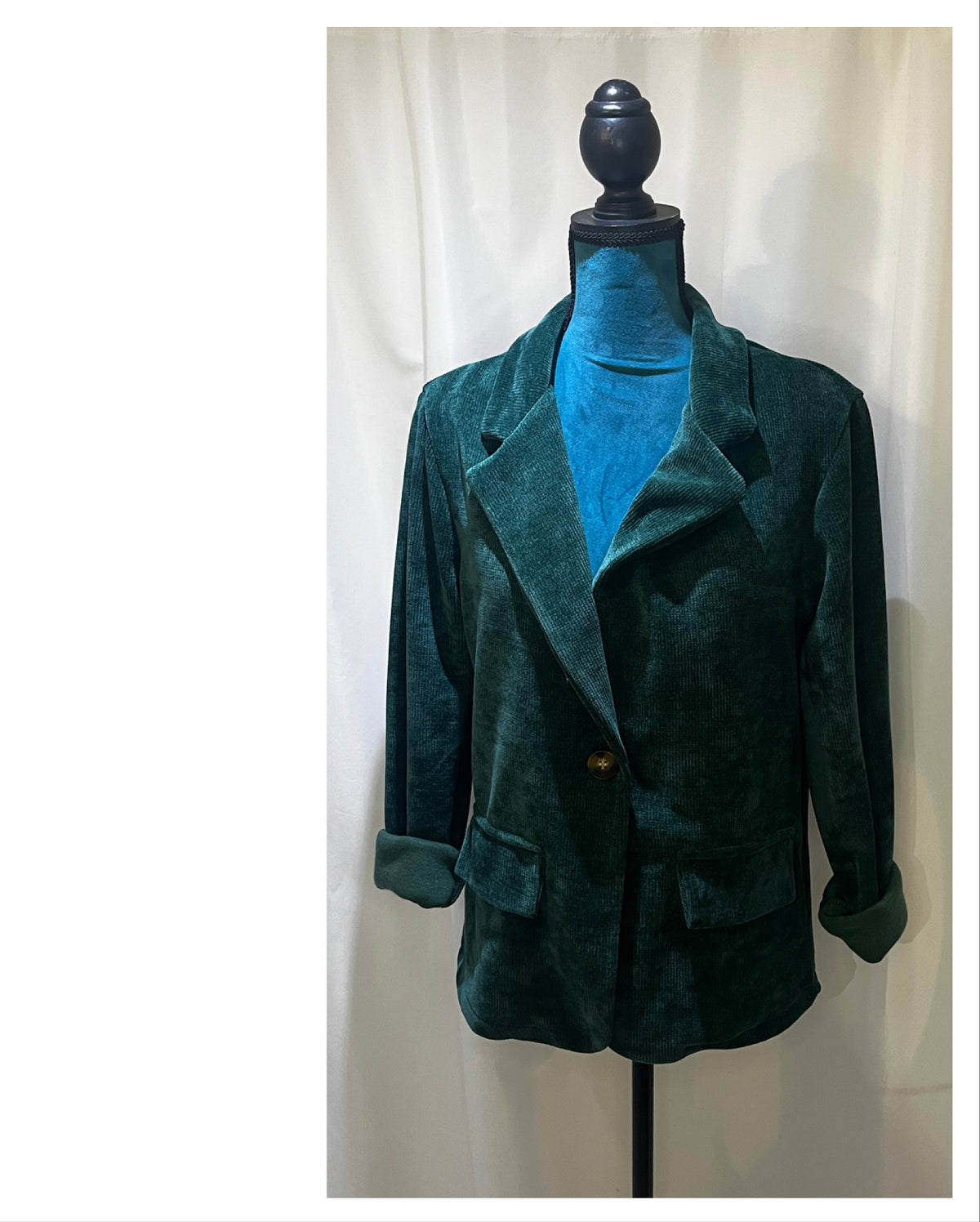 Veste velour modèle Gaby