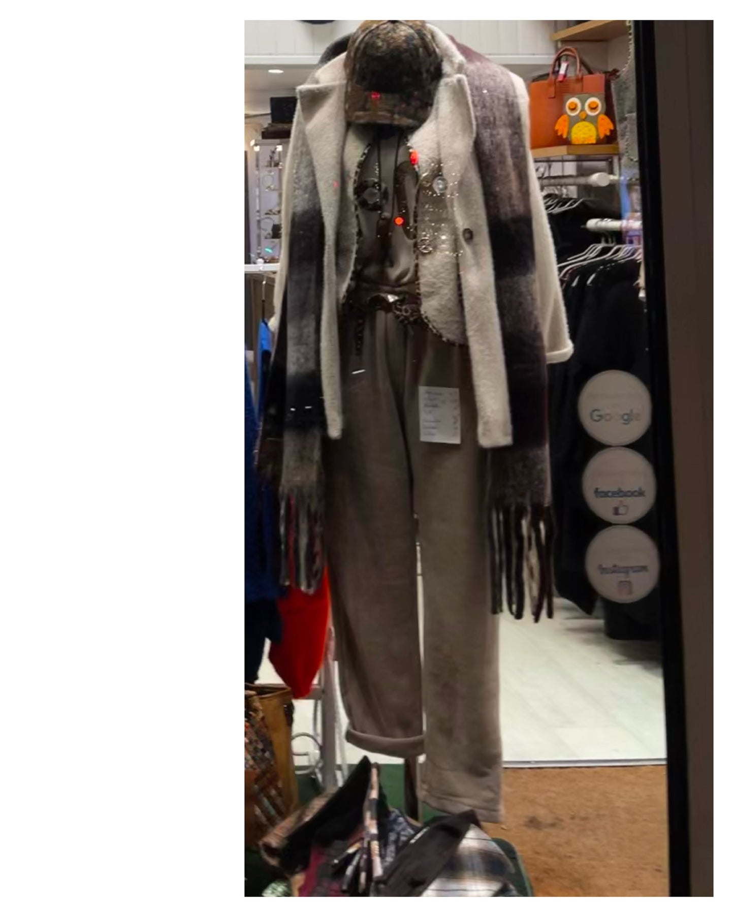 Manteau modèle Nicole oversize